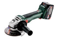 Углошлифовальная машина Metabo W 18 L Bl 9-125 2X4,0Ah Metabox