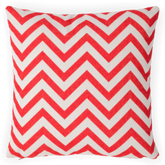 Подушка декоративная Red ZigZac 45&times;45 см красная геометрическая MoodMe