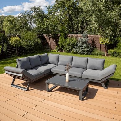 Комплект садових меблів з металу Furrore Trofeo Dark Grey