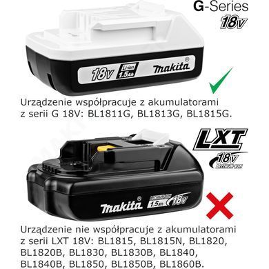 Лобзик Makita JV183DWE 18V 2x1,3Ah LI-ION