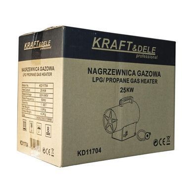 Газовая тепловая пушка 25 кВт KRAFT DELE KD11704