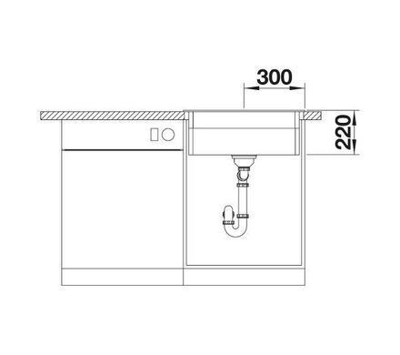 Кухонна мийка Blanco Etagon 6 525889- чорний