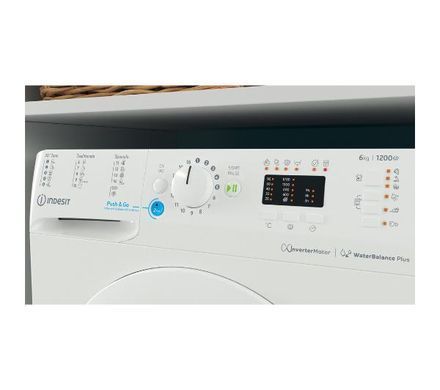 Пральна машина Indesit BWSA 61294 W EU N - 6кг