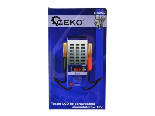 ЖК-тестер для проверки аккумуляторов 12 В Geko G80029