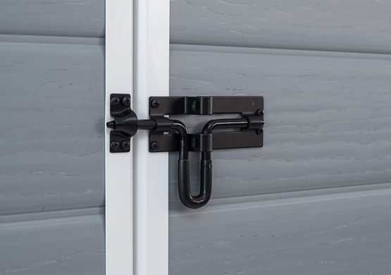 Садовий будиночок пластиковий KETER Manor 6x4 183,5 x 111 x 200,5cm сіро-білий