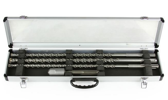 Комплект свердел SDS-MAX 3wier+адаптер Marpol M23575