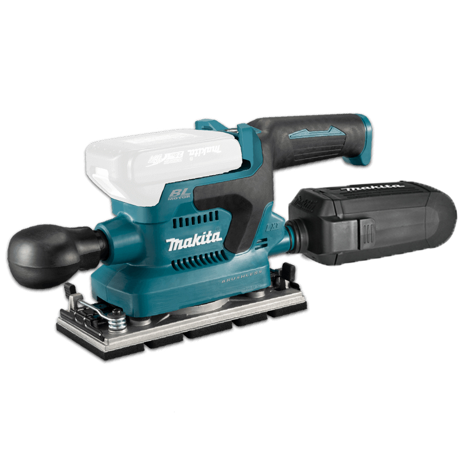 Аккумуляторная вибрационная шлифмашина Makita 18 В DBO380Z, 93x185 мм