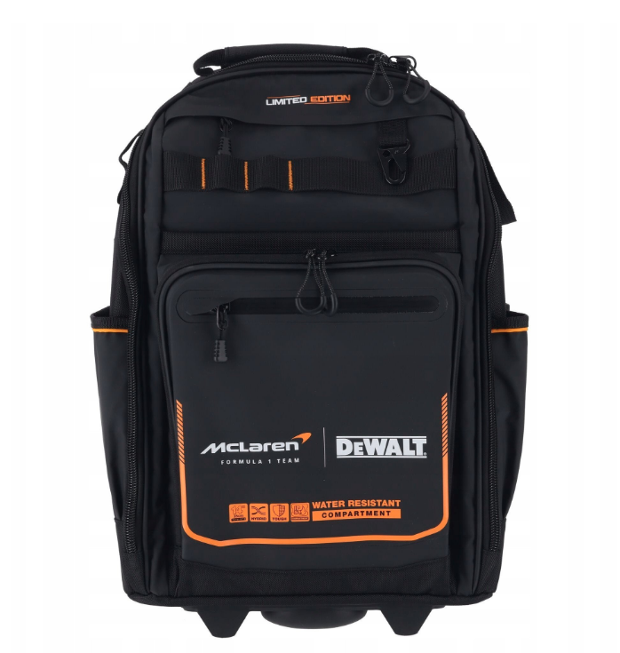 Рюкзак на колёсах DEWALT McLaren DWST60101-9 28,7 л, водостойкий, IP54