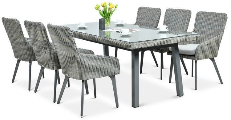 Меблі з ротанга для тераси Focus Garden Milano 6/200 Grey