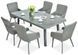 Меблі з ротанга для тераси Focus Garden Milano 6/200 Grey
