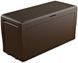 Садовий ящик для тераси коричневий 270 л Samoa Rattan Box Keter