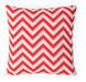 Подушка декоративна Red ZigZac 45&times;45 см червона геометрична&nbsp;MoodMe