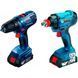 Комбинированный комплект Bosch Professional 18V GDX 180-LI + GSR 18V-50
