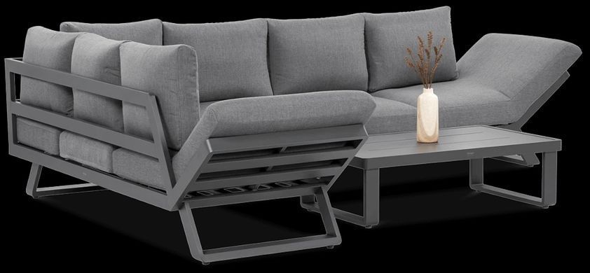 Комплект садових меблів з металу Furrore Trofeo Dark Grey