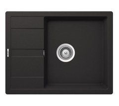 Кухонна мийка Schock Ronda D-100L онікс - граніт, вбудовується в стільницю, сушарка
