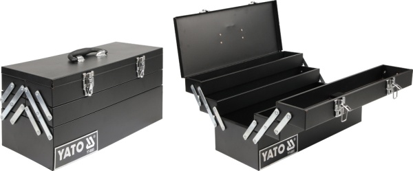 Ящик для инструментов складной YATO 460x200x265 мм 0885