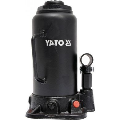 Домкрат бутылочный 15тонн подъем 230 - 462 мм Yato YT-17006