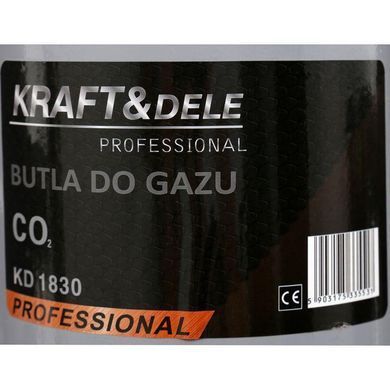 Пустой баллон с газом CO2 Kraft&Dele KD1830