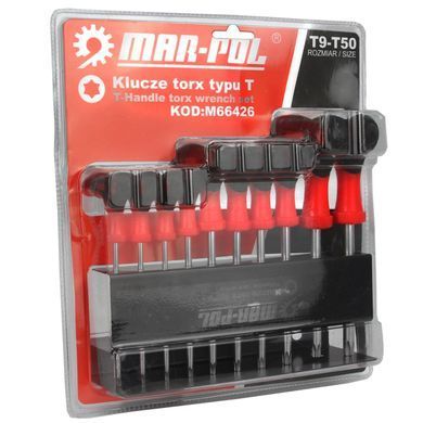 Набор ключей Torx Т- типа T9-T50