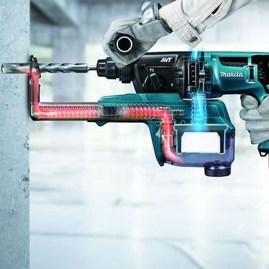 Перфоратор с пылеудалением 800 Вт SDS-Plus 3 режима Makita HR2652