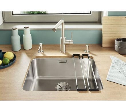 Кухонна мийка Blanco SOLIS 500-U 526122 сталь - підвісна