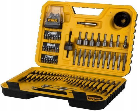 DEWALT НАБОР СВЕРЛ И БИТ 100шт.