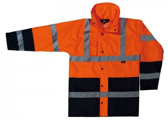 BETA куртка SOFTSHELL зі світловідбивачами (оранжевий/темно-синій) дощовик – розмір XXL
