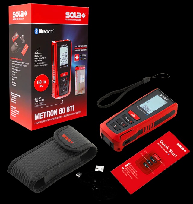 Дальномер лазерный SOLA METRON 60 BTI IP65