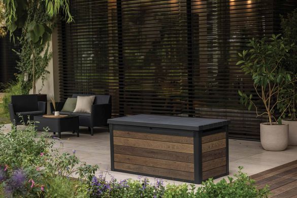 Садова скриня для зберігання 570 л коричнева DECO DEC BOX Keter