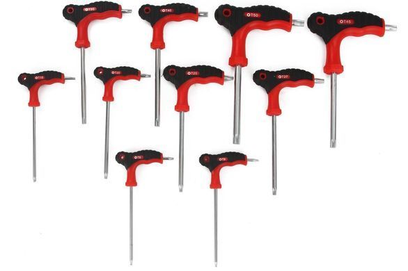 Набор ключей Torx Т- типа T9-T50