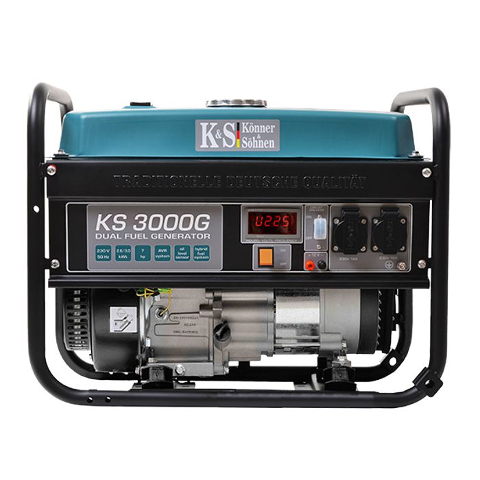 Генератор гибридный KS 3000G 2,6 кВт 230 В, дополнительный вид Könner & Söhnen