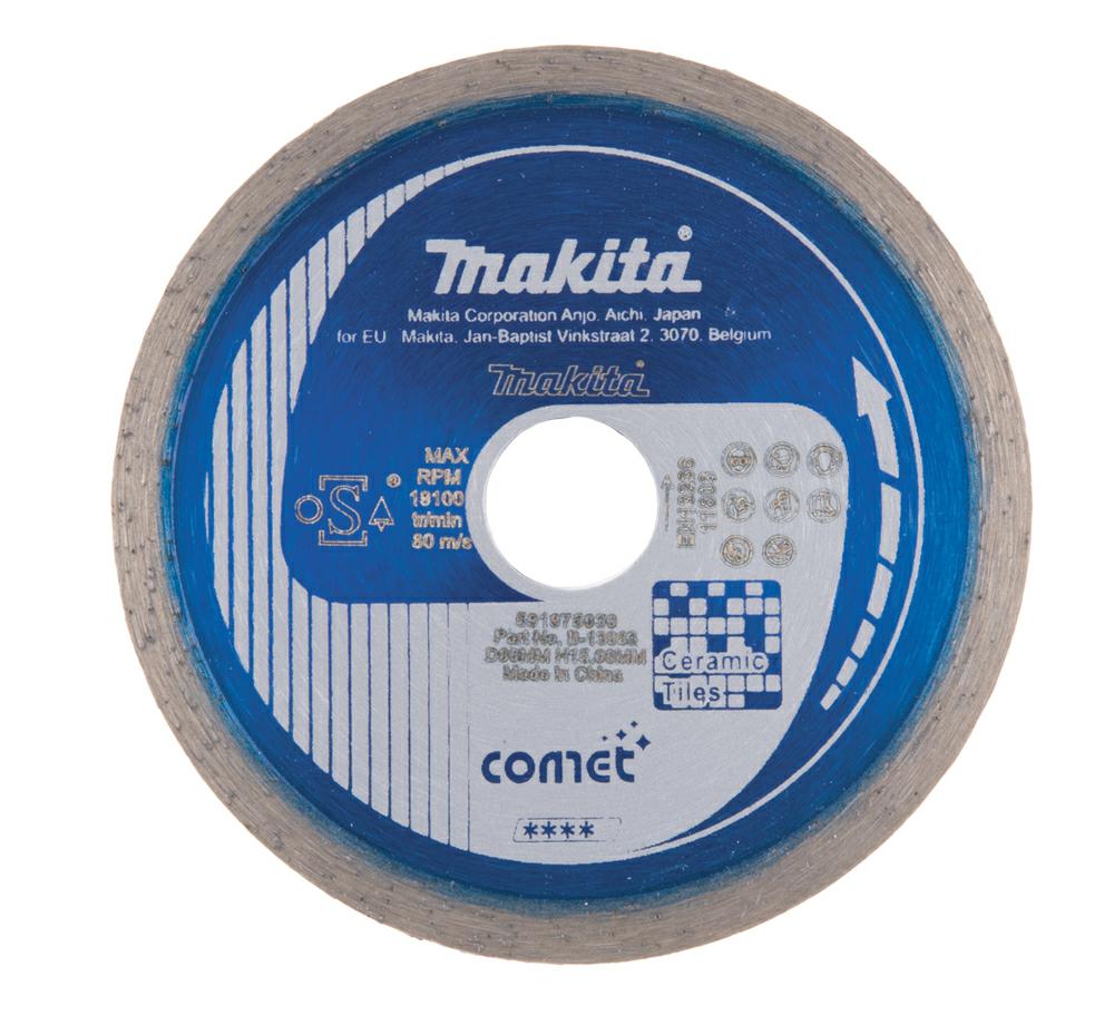 Диск алмазный сплошной Makita 80x15 мм для сухой и мокрой резки