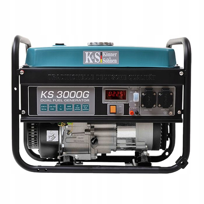 Генератор гибридный KS 3000G 2,6 кВт 230 В бензин/LPG Könner & Söhnen
