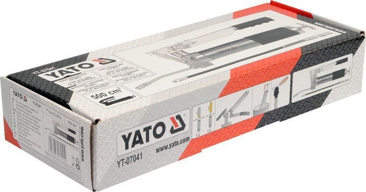 Yato шприц усиленная глав 0,5 л