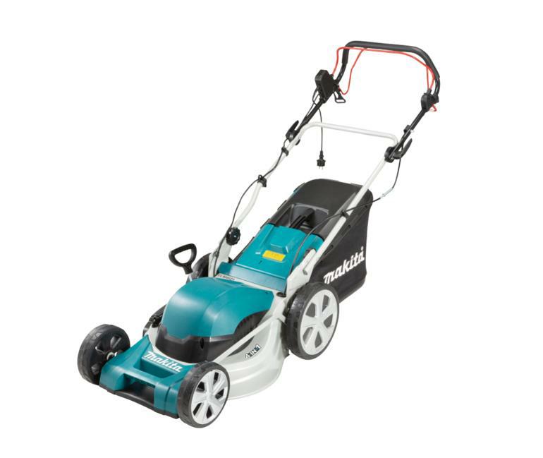 Makita ELM4621 электрическая газонокосилка 1800 Вт, 46 см, стальной корпус