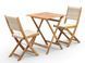 Набор складной садовой мебели из акации SOMA BALCONY ACACIA WOOD Bj&oslash;rkka