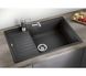 Кухонна мийка, що вбудовується в стільницю з сушаркою Blanco ZIA XL 6 S COMPACT 526018 чорний - граніт