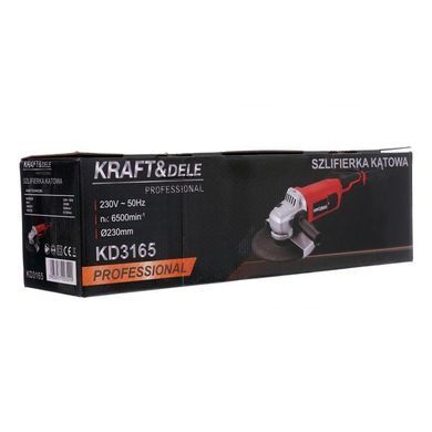 Електрична кутова шліфувальна машина 230 мм/2950 Вт Kraft&Dele KD3165