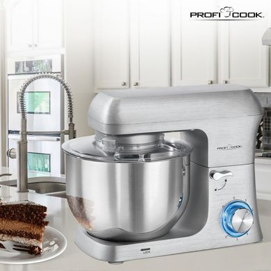 Кухонний комбайн 1500 Вт планетарний міксер 6.2 л ProfiCook PC-KM 1188