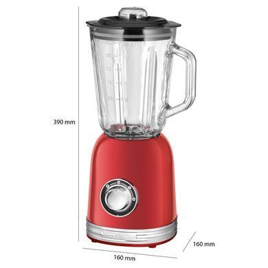 Блендер стаціонарний 1.5 л 800 Вт ProfiCook PC-UM 1195 червоний