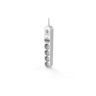 Удлинитель/сетевой фильтр с USB 2м 4 розетки + 4x USBKD4030