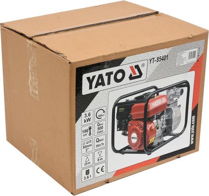 Бензиновая мотопомпа для воды Yato YT-85401