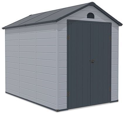 Швидкозбірний сарай 190x280 см Hardmaister Vermont світло-сірий