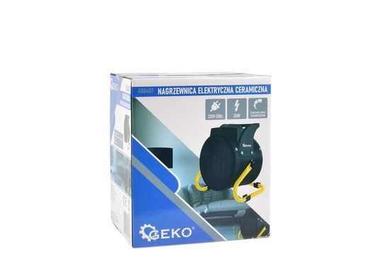 Керамічний електронагрівач потужністю 2 кВт Geko G80407