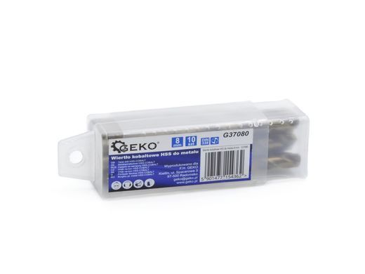 Свердло по металу 8 мм 10 штук Geko G37080