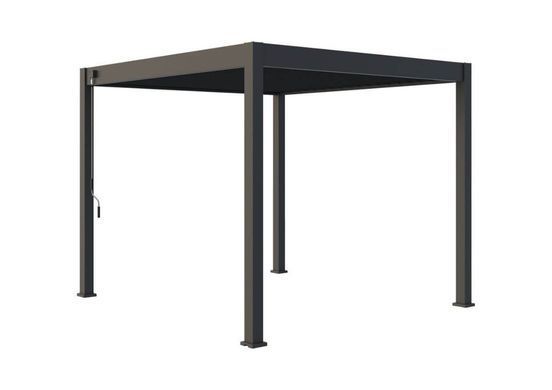 Садовая пергола для дачи 3x3 Gutroof Elegance Антрацит 005838