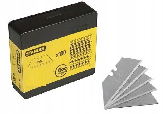 Лезвия для ножа 62 мм 100 шт Stanley