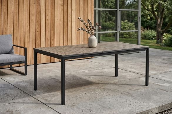 Стіл садовий для тераси DECO PORTO NOVA 200 Black Walnut вологостійкий&nbsp;Keter