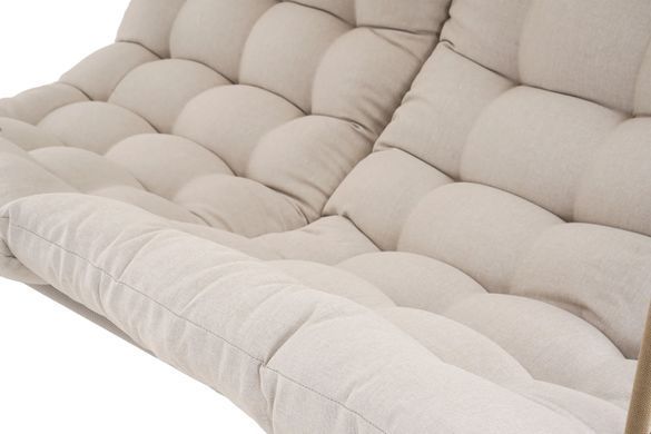 Садові гойдалки з навісом ORTA Beige 3-місні сталеві Bj&oslash;rkka