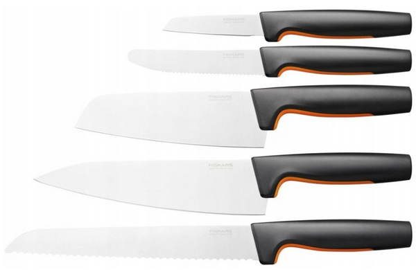 Набір з 5 ножів на підставці Fiskars Functional Form